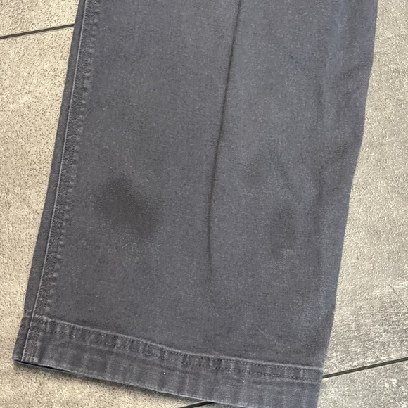 Duluth Trading Pant Mens 35 GrayBlue Flex Fire Hose Utility Workwear Cargo 35x34 - Picture 10 of 12